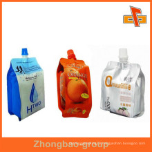 Spout Pouch For Liquid / Nozzle Bag Pouch For Juice And Energy Drink